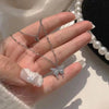 Simple Double Layer Star Moon Charm Multilayered Necklace Delicate Clavicle Chain Zircon For Women Jewelry - Image 8