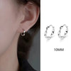 Silver Geometric Wave Earrings for Women Punk Jewelry Gift - Image 4