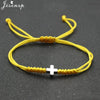 Colorful Woven Rope String Bracelet Boho Cross Charm Bracelets for Women Girls Handmade Jewelry Lucky Gift - Image 21