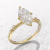 Crystal Marquise Cubic Zirconia Rings for Women Thin Ring Engagement Wedding Accessories Statement Jewelry - Image 3