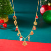 Charm Santa Claus Snowman Christmas Tree Snowflake Pendant Necklace For Women Christmas Gold Color Metal Choker Party Jewelry - Image 3