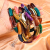 Chunky Bamboo Curved Tube Acrylic Choker Necklace Men Women Colorful Big Elbow Stack Necklace Jewelry Gift - Image 5