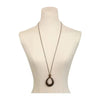 Vintage Irregular Hollow Wooden Heart Geometric Pendant Long Sweater Chain Necklace For Women Charms Jewelry - Image 6