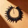 Thorn Motif Pendant Necklace in a Dark Metal Look - Image 17