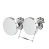 3MM-10MM Punk Small Black Round Stainless Steel Men's Stud Earrings For Women Minimalist Piercings Ear Jewellery Y2k Accessories - Image 10