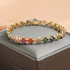 Rakol Colorful Clover Zircon Bracelet Charm Charm Cute Sweet Shining Crystal Jewelry Gift - Image 4