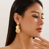 Exaggerated Leaf Flower Earrings Women Retro Long Earrings Light Temperament Banquet Jewelry Gifts - Image 2