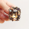 Stylish Style Sparkling Rhinestone Brooch Unisex Individual Pin Accessory - Image 3