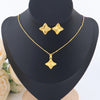 Retro Ocean Star Pendant Necklace Earrings Set for Women, High-Quality Summer Jewelry Gift - Image 1