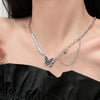 Y2K Star Zircon Pendant Necklace for Women Sweet Cool Girl Punk Heart Clavicle Chain Jewelry Party Gift - Image 12