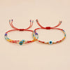 Multilayer Chains Charm Bracelets for Women Men Evil Eye Beaded Red Rope Lucky Bracelet Handmade Jewelry Gift - Image 3