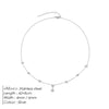 Stainless Steel Plated Gold Sparkling Zircon Flower Necklace for Women Girl Party Jewelry Gifts - Image 8