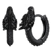 Male Dragon Hoop Earrings Hip Hop Style Punk Party Accessories Unisex Daily Wearable Personality Jewelry Drop Ship - Image 4