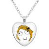 Rage Comic Necklace Derp Face Trollface Funny Meme Cartoon Glass Heart Shape Pendant Chain Necklace Charm Jewelry Collect Gift - Image 9