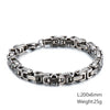 Powerful Versatile King Chain Men's Stainless Steel Rock Bracelet Punk Byzantine Chain Wrist Jewelry Gift - Image 10