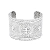 Gold/Silver Plated Alloy Carved Wide Cuff Bracelet Adjust Women's Open Cuff Bangle Gothic Ethnic Punk Style Bracelet - Image 9