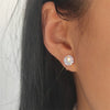 Round Cubic Zirconia Copper Clip Earrings For Women Gold Color Crystal Metal Earring Party Wedding Daily Jewelry - Image 14