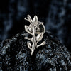 Titanium 16G Tulip Flower Cartilage Earring Dainty Leaf Climber Labret Helix Tragus Conch Stud Piercing - Image 2