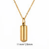 Cylinder Ashes Urn Pendant Charm Stainless Steel Cremation Memorial Necklace Jewelry 3 Colors - Image 7