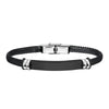 Free Custom Bracelets for Men, Engraved Stainless Steel Bangle with Mesh Band, Personalized Gift for Him - Image 9