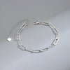 Silver Heart Shaped Necklace Bracelet Set for Women Vintage Korean Crystal Bracelets Set Party Jewelry - Image 11