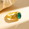 Sand Gold Adjustable Ring Matte Wide Band Openable Fade Resistant Unisex Couple Jewelry Minimalist Gift - Image 18