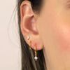 3PCS Geometric Zircon Small Drop Earrings Set for Women Temperament Dangle Earring Party Jewelry Accessories - Image 3
