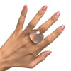 Jewelry Accessories Exaggerated Acrylic Ring Classic Geometric Ring Candy Color Resin Big Dome Plain Ring Girl - Image 10