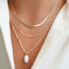 Vintage Punk Gold-plate Thick Chain Head Portrait Coin Pendant Necklace For Women Multilevel Geometric Hip Hop Jewelry - Image 13