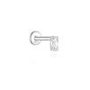 1PC Sparkling Piercing Stud Earrings Silver Shining Circle Earring For Women Ear Bone Earring Jewel - Image 39