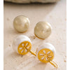 18 18cm Simulated Pearls Round Big Exaggerated Hoop Earrings for Women Korean-Style Chic Retro Jewelry - Image 6