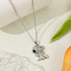 Cartoon Snoopy Full Zircon Necklace Couple Gift Pendant Cartoon Dog Clavicle Chain Valentine's Day Necklace - Image 4