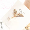 Cute Pearl Bow Brooch Small Sweater Pearl Decoration Brooches Pin For Wedding Woman - Image 11