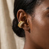 1Pc Minimalist Paved Zircon Double Layer Clip Earrings No Piercing Cartilage Ear Cuff Gold Plated Party Jewelry Gift - Image 1