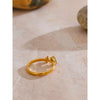 Size 678 Chic Cubic Zirconia Thin Ring Gift 316 Stainless Steel Korean Finger Jewelry Women Pvd Plated - Image 6
