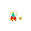 6 Styles Cartoon Christmas Theme Brooches Snowman Candy Canes Snowflake Stocking Shaped Enamel Pins Xmas Winter Badge - Image 10