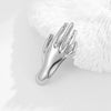 Leo Stainless Steel Irregular Brooches Women Unisex Glossy Geometric Pins Banquet Party Clothing Accessories - Image 16