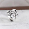 Skeleton Hand Ring Gothic Open Skull Rings for Women Men Halloween Punk Jewelry Gift - Image 4