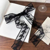 Y2k Bowknot Choker Necklace for Women Sexy Black White Lace Short Clavicle Chain Gothic Aesthetic Jewelry - Image 16