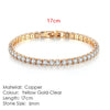 Dazzling Tennis Bracelet For Women Men 4/5mm Shiny Zircon Iced Out Chain Crystal Couple Men's Women's Bracelet Jewelry - Image 11