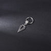 ZS 1 PC Hip Hop Sword Hoop Earring Men Jewelry Dangle Earrings Stainless Steel Round Ear Hoop Cone Chain Punk Jewelry Gift Women - Image 2