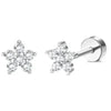 1Pair Flat Back Earrings for Women Steel Earrings Hoop Stud Cartilage Tragus Piercings - Image 13