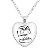 Rage Comic Necklace Derp Face Trollface Funny Meme Cartoon Glass Heart Shape Pendant Chain Necklace Charm Jewelry Collect Gift - Image 21