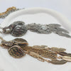 Retro Clown Swan Pendant Sweater Necklace Rhinestone Inlaid Minimalist Metal Collar Choker Women's Accessories - Image 3