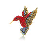 Hummingbird Brooches For Women Vintage Crystal Metal Animal Pins - Image 11