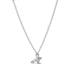 Silver Four-Leaf Clover Butterfly Star Moon Heart Key Necklace For Women Jewelry Valentine's Day Gift - Image 22