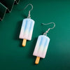 Summer Sweet Resin Drink Cup Dangle Earrings for Women Girl Kids Popsicle Beer Milk Tea Ice Cream Drop Earrings - Image 21