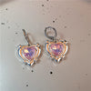 Gothic Y2K Moonlight Stone Heart Star Bow Pendant Earrings For Egirl Emo 2000s Goth Cute Dream Fairy Vintage Jewelry Accessories - Image 13
