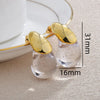 Transparent Water Drop Resin Earrings for Women Gold Plated Elegant Modern Design Earrings Party Jewelry Gifts - Image 9