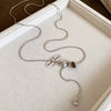 Spotted Tiger Eye Stone Necklace for Women Vintage Water Droplet Grape Pendant Long Chain Necklaces Female Accessories - Image 11